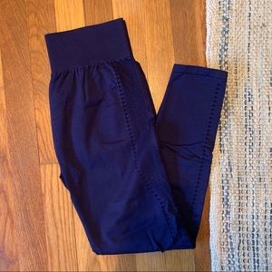 Fabletics #Seamless Navy Leggings w/ Cutouts